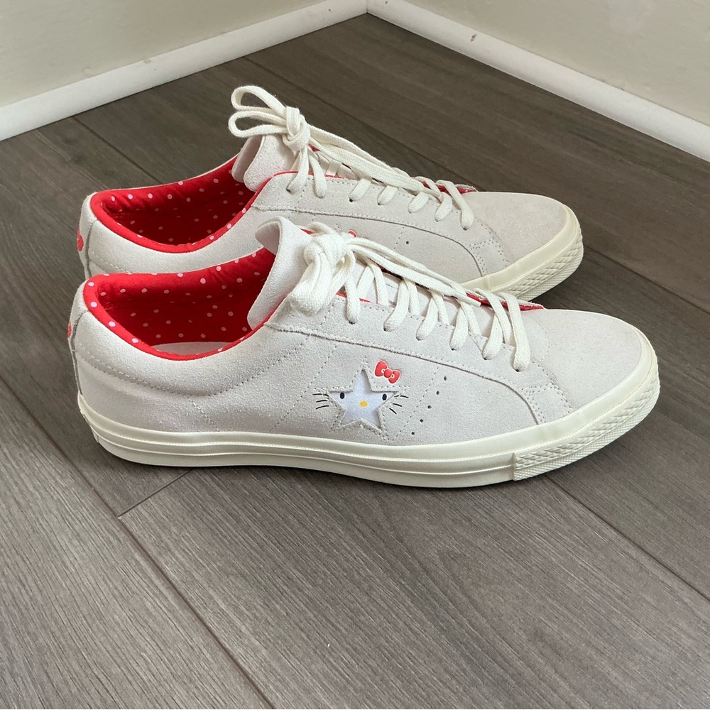 Converse One Star Suede Low Top x Hello Kitty White 2018 - 162937C 13M/15W